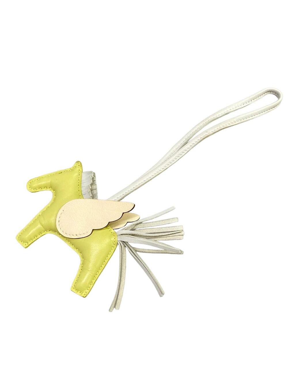 Hermes Rodeo Charm Pegasus Pm Jaune #372137H11B